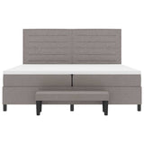 Letto a molle con testiera Talpa 200 x 200 cm Tessuto
