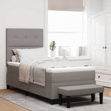 Letto a molle con testiera Talpa 90 x 190 cm Tessuto
