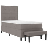 Letto a molle con testiera Talpa 90 x 190 cm Tessuto