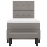 Letto a molle con testiera Talpa 90 x 190 cm Tessuto