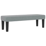 Letto a molle con testiera Grigio chiaro 160 x 200 cm Tessuto