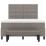 Letto a molle con testiera Talpa 160 x 200 cm Tessuto