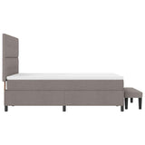 Letto a molle con testiera Talpa 160 x 200 cm Tessuto