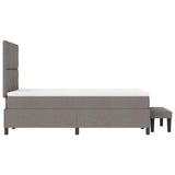 Letto a molle Talpa 120 x 190 cm Tessuto & Legno truciolato