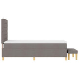 Letto a molle con testiera Talpa 200 x 90 cm Tessuto