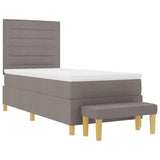 Letto a molle con testiera Talpa 200 x 90 cm Tessuto