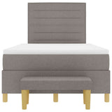 Letto a molle con testiera Talpa 200 x 120 cm Tessuto