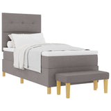 Letto a molle con testiera Talpa 190 x 90 cm Tessuto