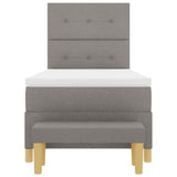 Letto a molle con testiera Talpa 190 x 90 cm Tessuto