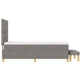 Letto a molle con testiera Talpa 190 x 90 cm Tessuto