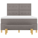 Letto a molle con testiera Talpa 200 x 160 cm Tessuto