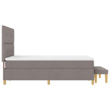 Letto a molle con testiera Talpa 200 x 160 cm Tessuto