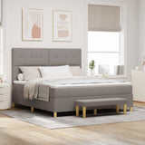 Letto a molle con testiera Talpa 200 x 180 cm Tessuto