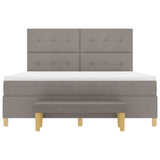 Letto a molle con testiera Talpa 200 x 180 cm Tessuto