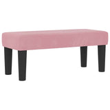 Letto a molle con testiera Rosa 200 x 80 cm Velluto