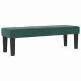 Letto a molle con materasso Verde Scuro 200 x 200 cm Velluto