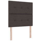Struttura del letto Marrone scuro 80 x 200 cm Tessuto