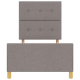 Struttura del letto con testiera Talpa 90 x 200 cm Tessuto