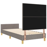 Struttura del letto con testiera Talpa 100 x 200 cm Tessuto