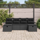 Set di divani con cuscino 5 pcs polyrattan