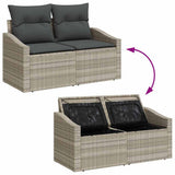 Set di divani con cuscino 6 pcs polyrattan
