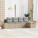 Set di divani con cuscino 5 pcs polyrattan