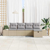 Set di divani con cuscino 5 pcs polyrattan
