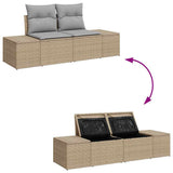Set di divani con cuscino 5 pcs polyrattan