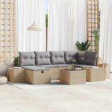 Set di divani con cuscino 6 pcs polyrattan