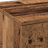 Highboard Legno vecchio 80 x 35 x 180 cm Legno truciolato