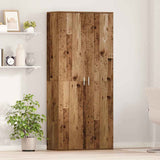 Highboard Legno vecchio 80 x 35 x 180 cm Legno truciolato