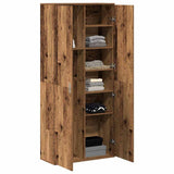 Highboard Legno vecchio 80 x 35 x 180 cm Legno truciolato