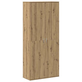 Highboard 80 x 35 x 180 cm Legno truciolato rovere artigianale