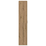 Highboard 80 x 35 x 180 cm Legno truciolato rovere artigianale