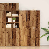 Credenza 2 pcs Legno vecchio 50 x 42,5 x 185 cm