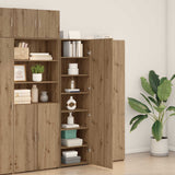 Credenza 2 pcs Rovere artigianale 50 x 42,5 x 185 cm