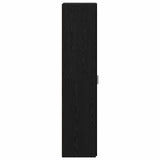 Credenza Rovere Nero 50 x 42,5 x 185 cm