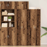 Armadio 2 pcs Legno vecchio 70 x 42,5 x 225 cm