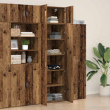 Armadio 2 pcs Legno vecchio 70 x 42,5 x 225 cm