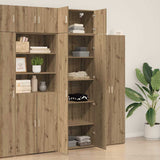 Armadio 2 pcs Rovere artigianale 70 x 42,5 x 225 cm