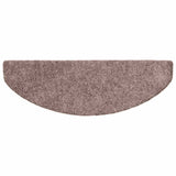 Tappetini per scale autoadesivi 30 pz 65x21x4 cm Marrone Chiaro semicircolari grandi
