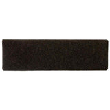 Tappetini per scale autoadesivi 30 pz 65x21x4 cm marrone scuro bordo rettangolare