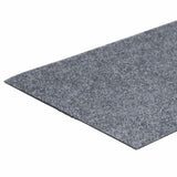 Tappetini per scale autoadesivi 30 pz 60x25 cm Grigio chiaro Rettangolari