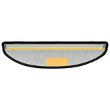 Tappetini per scale 20 pz 65x24x4 cm Grigio scuro Semicircolari Grandi