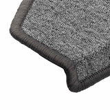 Tappetini per scale 20 pz 65x24x4 cm Grigio scuro Semicircolari Grandi