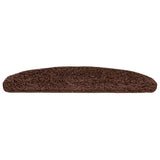 Tappetini per Scale 30 pz Marrone 65x21x4 cm
