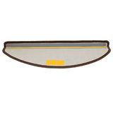 Tappetini per Scale 30 pz Marrone 65x21x4 cm