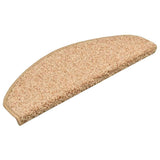 Tappetini per scale 30 pz 65x21x4 cm Oro Semicircolari Grandi