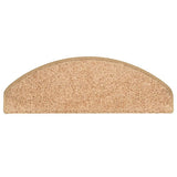 Tappetini per scale 30 pz 65x21x4 cm Oro Semicircolari Grandi