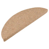 Tappetini Autoadesivi per Scale 30 pz Beige 56x17x3 cm